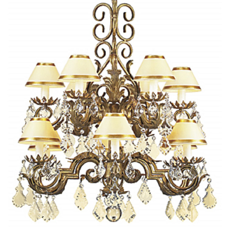 Arte De Mexico 12 Light Dimmable Tiered Chandelier Wayfair